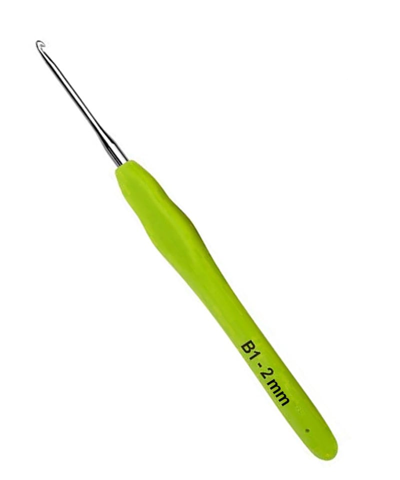Mdoker Extra Long Crochet Hooks,Ergonomic Grip Soft Handles for Handmade DIY Crocheting,Crochet Hook Needles for Arthritic Hands,7.0MM - Image 1